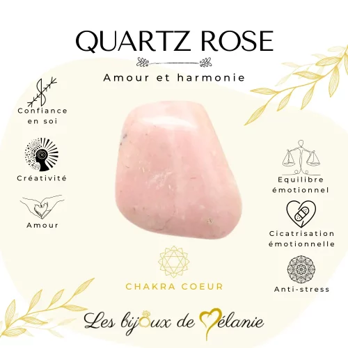 Bienfaits de la pierre de quartz rose
